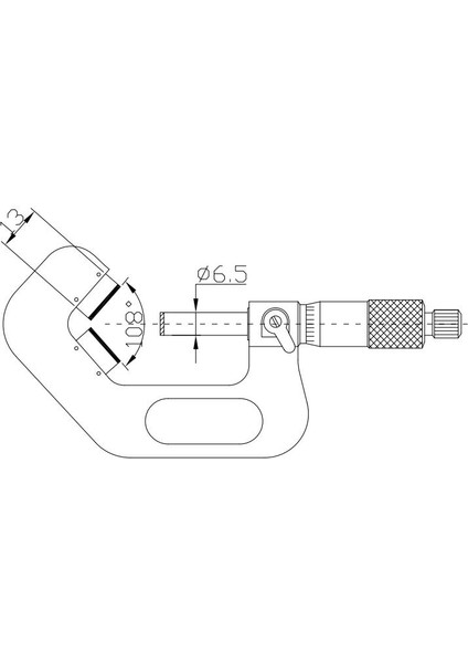 1-15 mm Asimeto Mekanik V Yataklı Mikrometre AS-151010 fiyatları