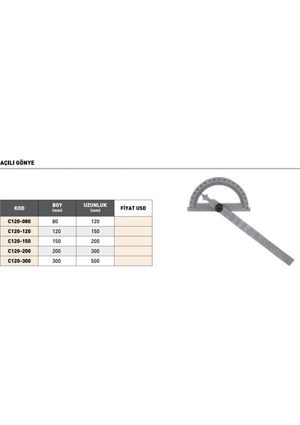 120X150MM Pld Açılı Gönye fiyatları