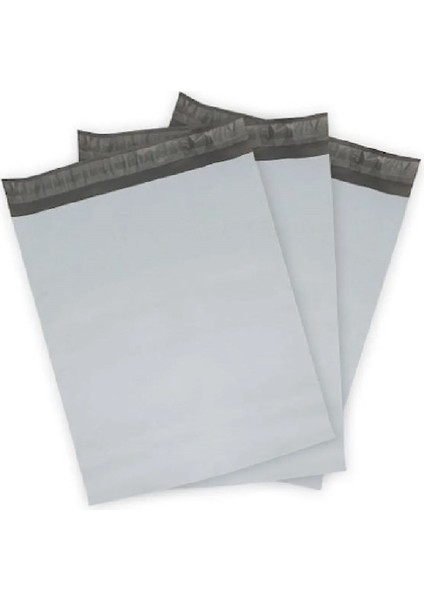 Cepsiz Orta Boy Kargo Poşeti 30X37+5 cm - 300 Adet (40+40=80 Mikron)