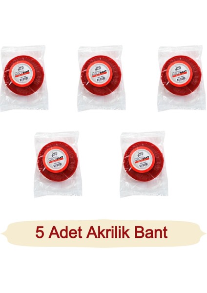 Vhb Silikonlu Çift Taraflı Akrilik Bant 19 mm x 2M 5 Li Set fiyatları