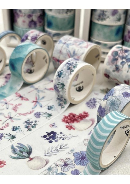Masking Tape Yusufcuk Temalı 10'lu Yeşil Kutu Washi Bant Set washi Tape Bullet Journal Scrapbook