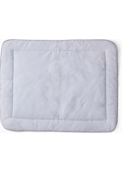 Kapitone Emekleme Minderi Oyun Matı 75X95X5 cm Mavi Gri fiyatları