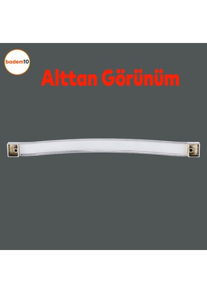 Akasya Mobilya Mutfak Dolabı Çekmece Dolap Kapak Kulpu Düz Ayder Metal Kulbu Kulp Kulpu 224 mm Krom fırsatları