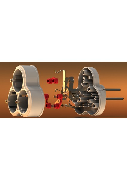 Toptancı Amca Üçlü Topraklı Fişli Priz (Papatya) Çoklayıcı Kablosuz 2 Adet