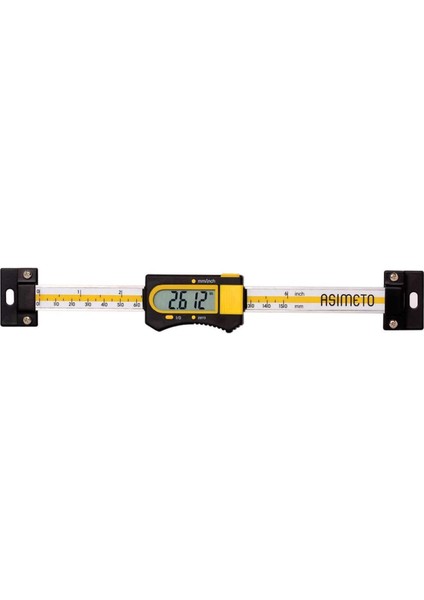 0-600 mm Asimeto Yatay Dijital Doğrusal Cetvel AS-326245