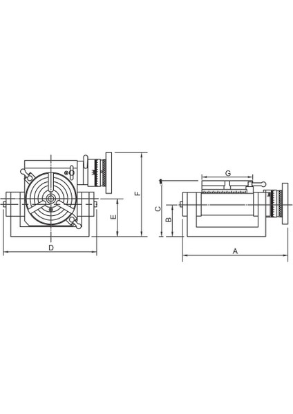 VU-150 Vertex Üniversal Açılı Döner Tabla fiyatları