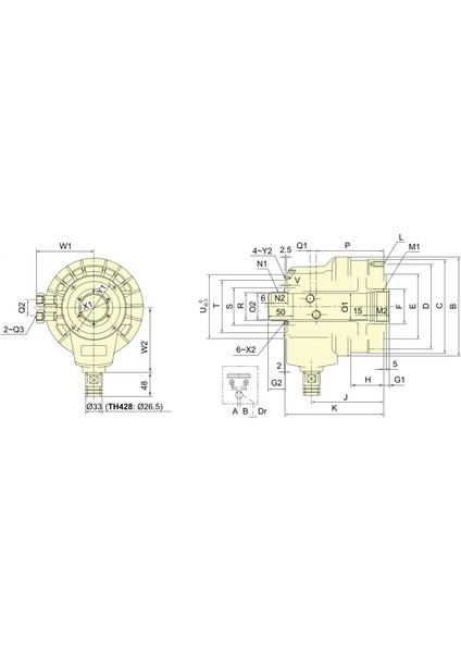 TH-1068 Autogrip Açık Merkezli Hidrolik Silindir fiyatları