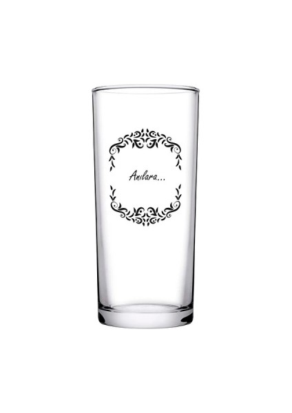 4'lü Muhabbet Iyi Dilek Rakı Bardağı 200 cc | Rakı Kadehi Seti 4'lü