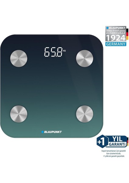 SW500 Body Master Smart Bluetooth Tartı Baskül Navy Mavi