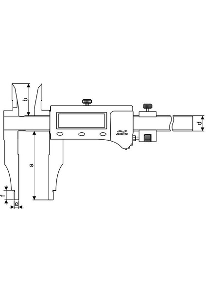 0-300MM Pld Dijital Uzun Çift Çene Kumpası fiyatları