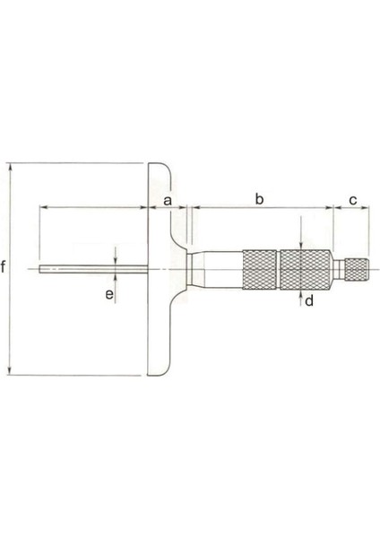0-100 mm Pld Ekonomik Tip Mekanik Derinlik Mikrometresi fiyatları