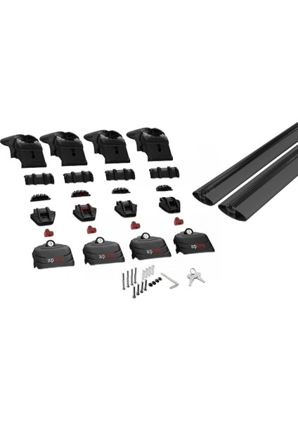 Togg T10X 2023 Ile Uyumlu Ace-2 Model Siyah Ara Atkı