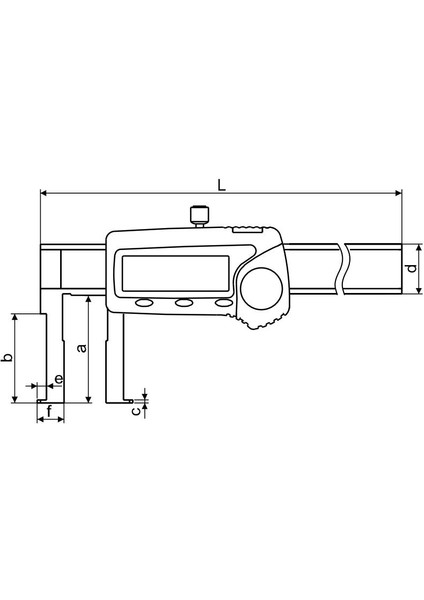 25-225MM Pld Ekonomik Tip Dijital Iç Kanal Kumpası