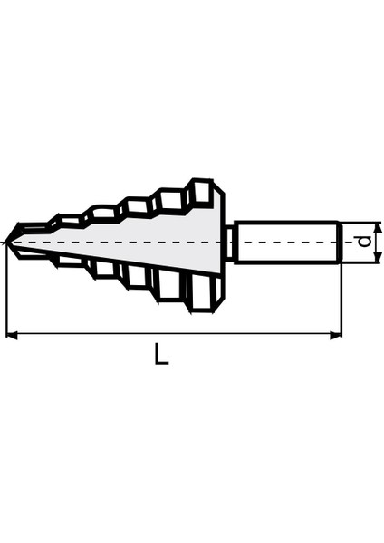 4-20 mm Pld Hss C339 Kademeli Sac Delme Matkap Ucu fiyatları