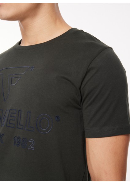 Bisiklet Yaka Kahve Erkek T-Shirt FM23W02TG fırsatları