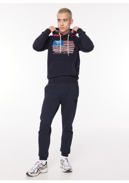 Kapüşon Yaka Lacivert Erkek Sweatshırt Fm23W22Fc modelleri