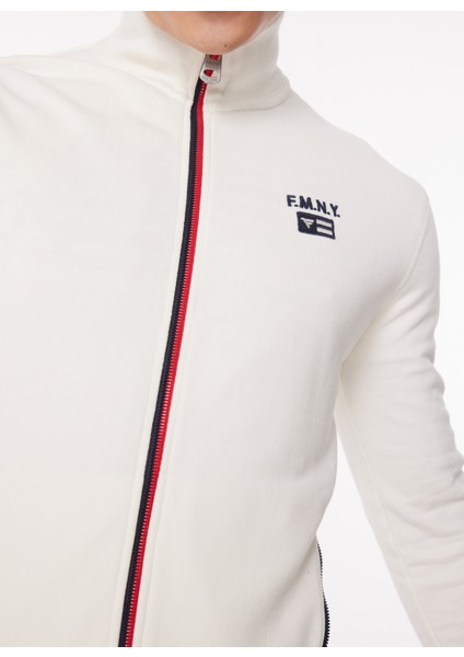 Kapüşon Yaka Beyaz Erkek Sweatshırt Fm23W20Fz fırsatları