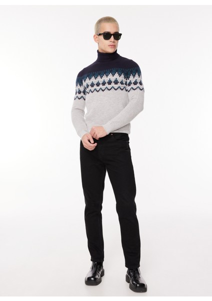 Balıkçı Yaka Slim Fit Ekru Erkek Kazak FM23W62MD modelleri