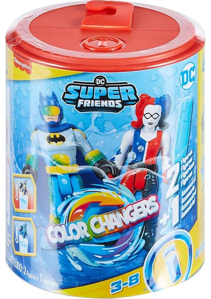 Dc Super Friendscolor Changers Temel Figür Seti HMX60-HMX58