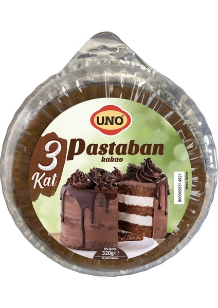 Uno Pastaban 3 Katlı Kakaolu 320 gr