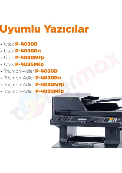 Utax 4030DN Muadil Toner 2'li Avantaj Paket / P4030D / P4030DN / P4030MFP / P4035MFP
