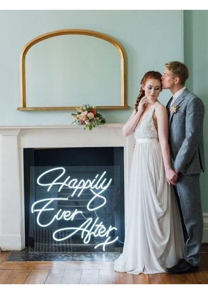 Sanec Happly Ever After Neon Tabela Neon Yazı Dekoratif Aydınlatma fiyatları