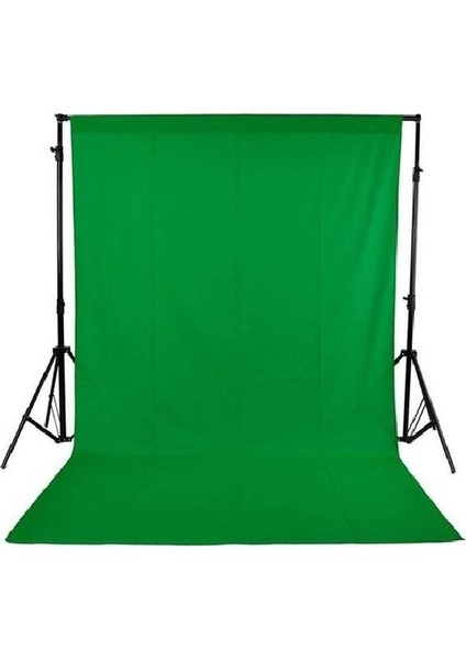3x3 Yeşil Fon ve 2.5x3 Stand Background Fon Perde ve Stand