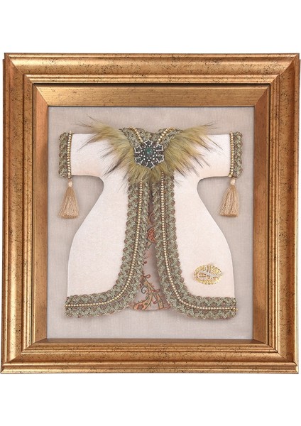 Kaftanlı Çerçeve Krem 48*58 cm