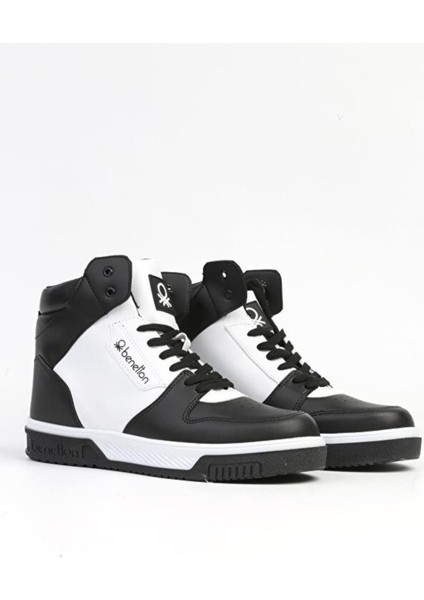 BN-31087 Erkek Sneaker Ayakkabı Siyah Beyaz 40-44