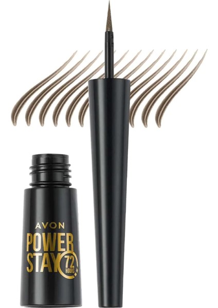 Power Stay 72 Saat Kalıcı Kaş Jeli Light Brown