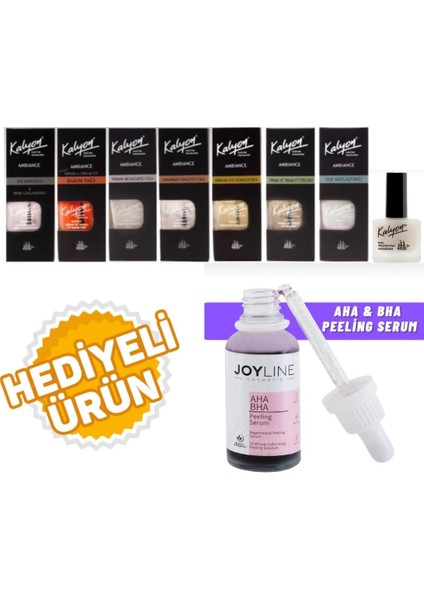 8'li Set - Joy Line Kırmızı Peeling Serumu 30 ml Aha %30 Bha %2