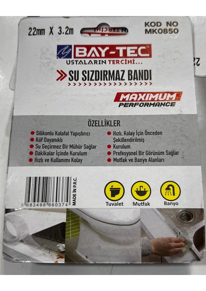 Bay-Tecsu Sızdırmaz Bandı  Çarşı Ev Gereçleri