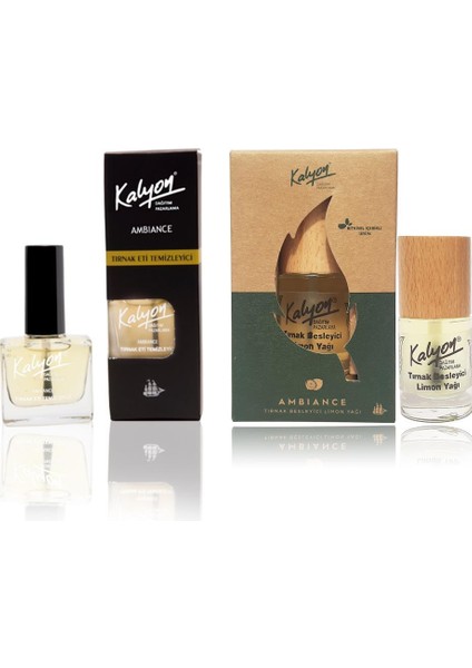 Tırnak Eti Temizleyici - Kalyon Bitkisel Tırnak Besleyici Limon Yağı 11 ml