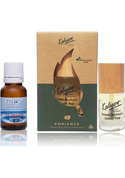 Oje Çözücü - Kalyon Bitkisel Tırnak Besleyici Limon Yağı 11 ml