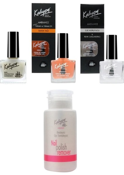 Tırnak Setleştirici - Bakım Yağı - Oje Koruyucu - Pompalı Aseton 200 ml