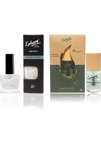 Oje Matlaştırıcı - Kalyon Bitkisel Tırnak Güçlendirici Cila 11 ml