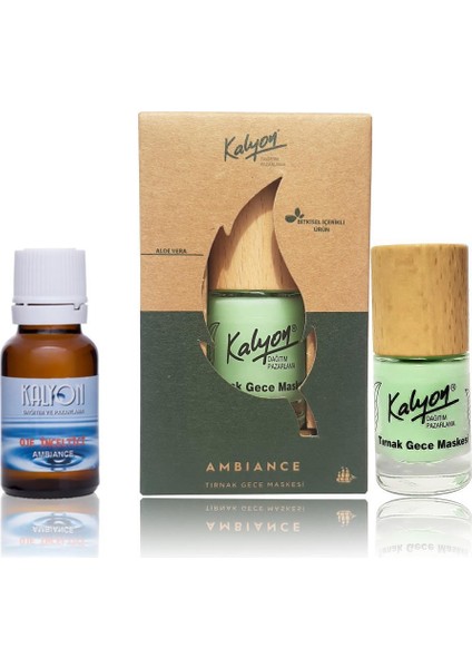 Oje Çözücü - Kalyon Bitkisel Tırnak Gece Maskesi 11 ml