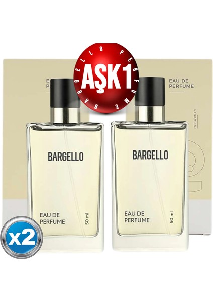 ASK1X2(2Adet) Kadın Parfüm Floral 50ml EDP