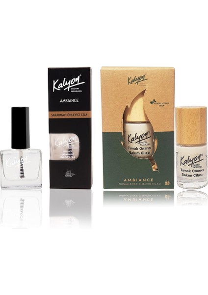 Sararmayı Önleyici - Kalyon Bitkisel Tırnak Onarıcı Bakım Cilası 11 ml