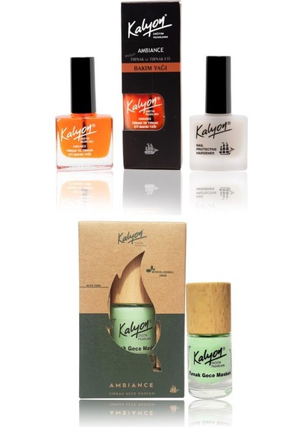 Tırnak Bakım - Bakım Yağı - Kalyon Bitkisel Tırnak Gece Maskesi 11 Ml