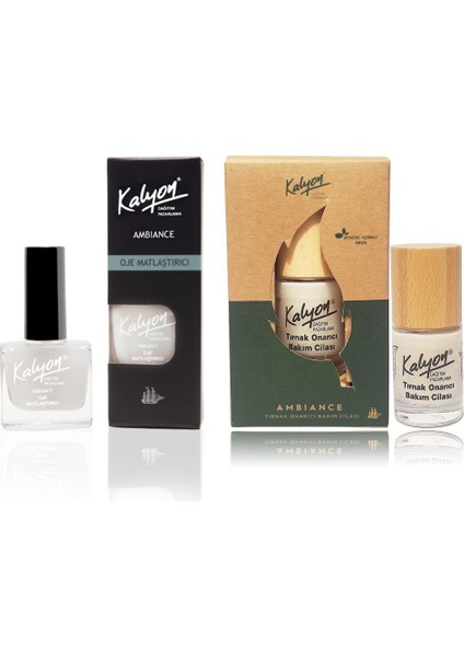 Oje Matlaştırıcı - Kalyon Bitkisel Tırnak Onarıcı Bakım Cilası 11 ml