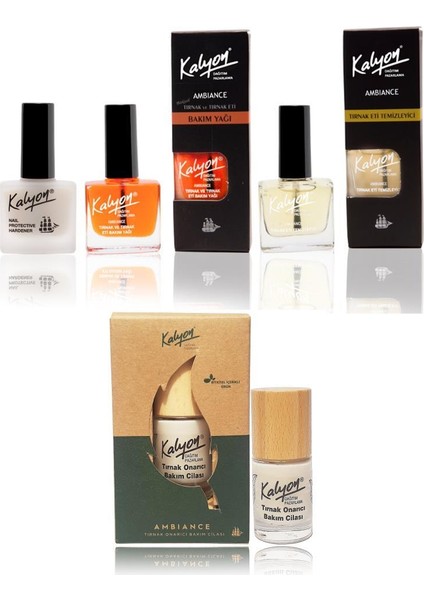 Tırnak Bakım - Bakım Yağı - Et Temizleyici - Kalyon Bitkisel Tırnak Bakım Cilası 11 Ml