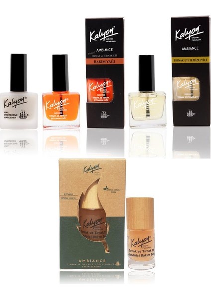 Tırnak Bakım - Bakım Yağı - Et Temizleyici - Kalyon Bitkisel Tırnak Ve Tırnak Eti Bakım Serumu 11 Ml