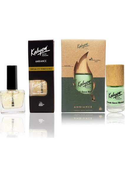 Tırnak Eti Temizleyici - Kalyon Bitkisel Tırnak Gece Maskesi 11 ml