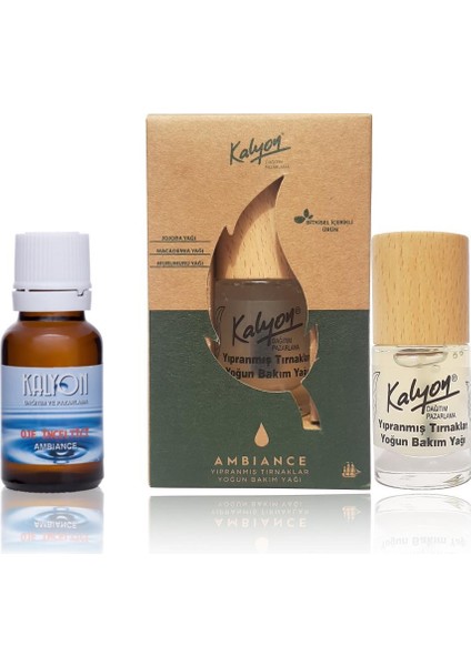 Oje Çözücü - Kalyon Bitkisel Yıpranmış Tırnaklar Yoğun Bakım Yağı 11 ml