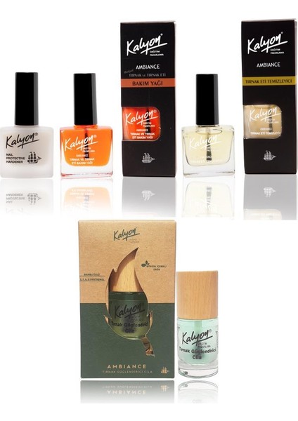 Tırnak Bakım - Bakım Yağı - Eti Temizleyici - Kalyon Bitkisel Tırnak Cila 11 Ml