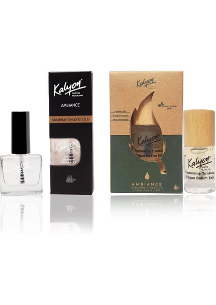 Sararmayı Önleyici - Kalyon Bitkisel Yıpranmış Tırnaklar Yoğun Bakım Yağı 11 ml