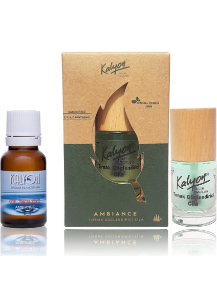 Oje Çözücü - Kalyon Bitkisel Tırnak Güçlendirici Cila 11 ml