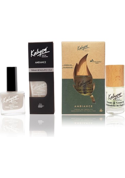 Tırnak Bakım Cila - Kalyon Bitkisel Tırnak Ve Tırnak Eti Nemlendirici İki Fazlı Yağ 11 Ml