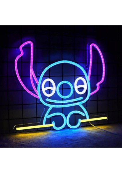 Sanec Stich Neon LED Tabela Dekoratif Aydınlatma